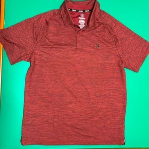 Hurley men’s active polo, med